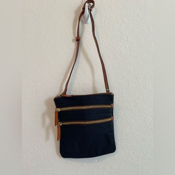 Dooney & Bourke Bags Dooney Andbourke Blue Nylon Triple Zip